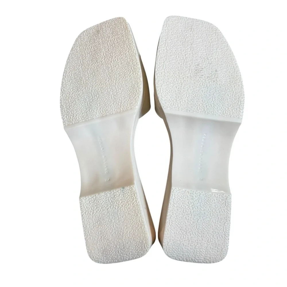 Veronica Beard - Davina Jelly Elegant Cream Slide Sandals Sz 9